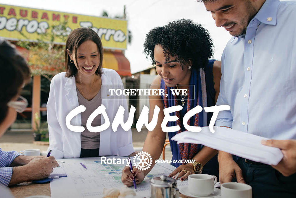 Rotary brings together community-minded leaders who want to connect and volunteer together